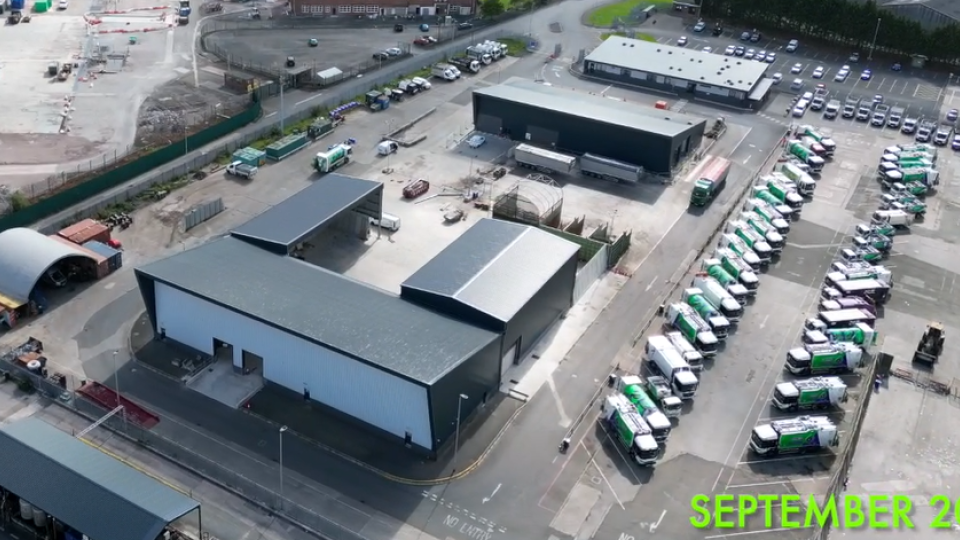 foreground: MRF and workshop site 